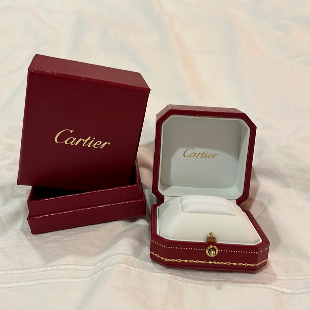 Cartier ring box and outer box from Cartier
